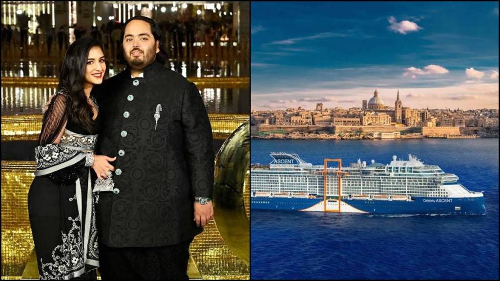 Mukesh Ambani, Mukesh Ambani son, Mukesh Ambani net worth, Mukesh Ambani cruise wedding, anant ambani, anant ambani wedding, radhika merchant wedding cruise, radhika merchant family, lifestyle