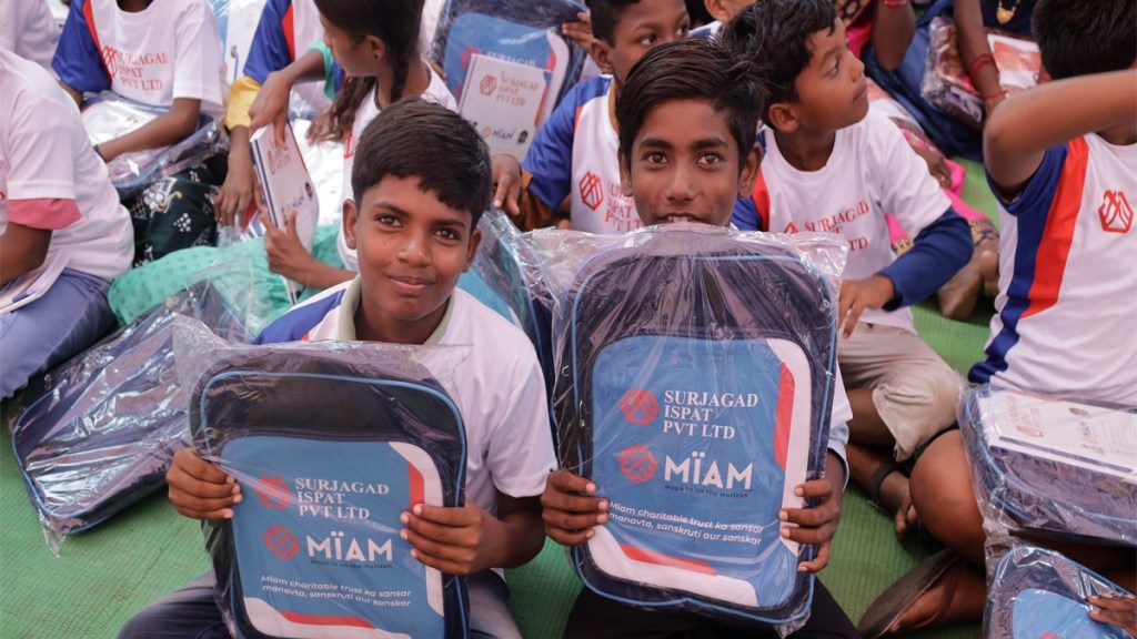 In addition to the donation drive, the Miam Charitable Trust has also been instrumental in supporting the construction of an old age home in the serene countryside of Allapalli Gadchiroli.