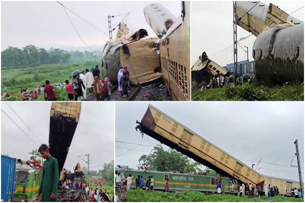On Monday, a goods train rammed into the Kanchenjunga Express train in West Bengal's Darjeeling district. At least 8 passengers were killed, and over 20 people sustained injuries, said cops.Kanchanjungha Express runs between Silchar (Assam) and Sealdah (Kolkata). It was Sealdah bound when a goods train hit it from behind. The misshape happened near Rangapani station.Rescue operations were being carried out on a war footing, said Union Railway Minister Ashwini Vaishnaw.
