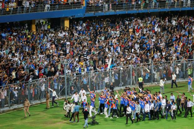 Players also talked about their win, and the performances of key players in the T20 World Cup inside a jam-packed Wankhede and danced their hearts out. (PTI)