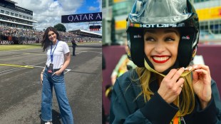 F1 Britain Kriti Sanon Emilia Clarke