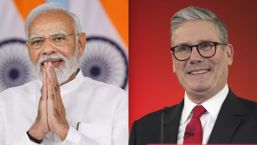 PM Modi and UK PM Keir Starmer
