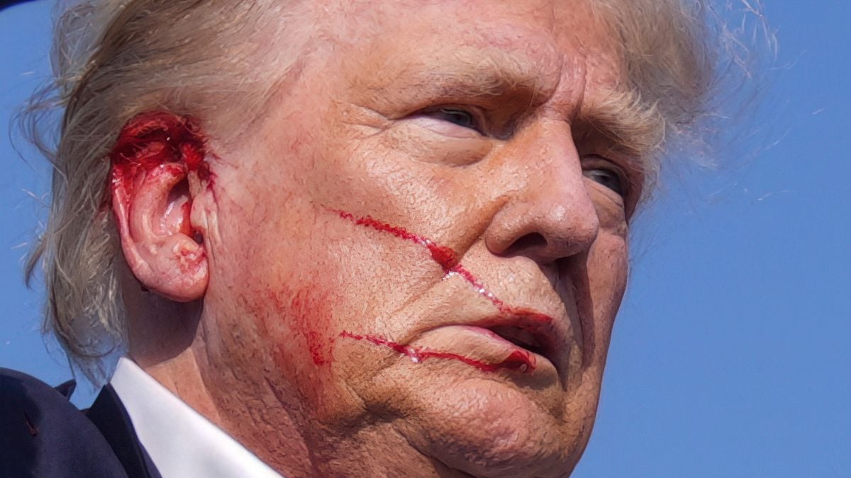 Assassination attempt on Former President Donald Trump leaves him with a bloodied ear