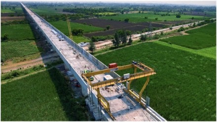 Mumbai-Ahmedabad Bullet Train Project: NHSRCL has begun installing noise barriers on elevated section of the Bullet Train Corridor.