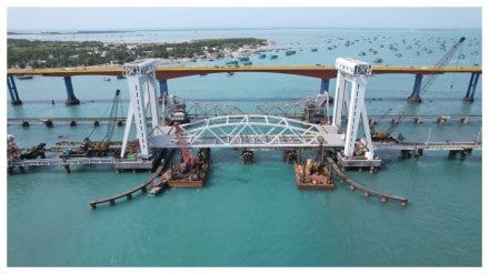 Pamban Bridge, Pamban Bridge completion, Pamban Bridge launch