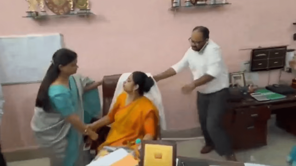 The principal was fired about four months ago when the school was under investigation for allegedly leaking an exam question paper (Screenshot)