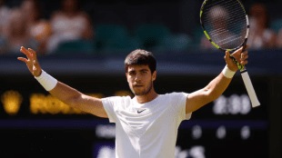 Last month, Carlos Alcaraz, ranked third in the ATP tennis rankings (Photo: Reuters)