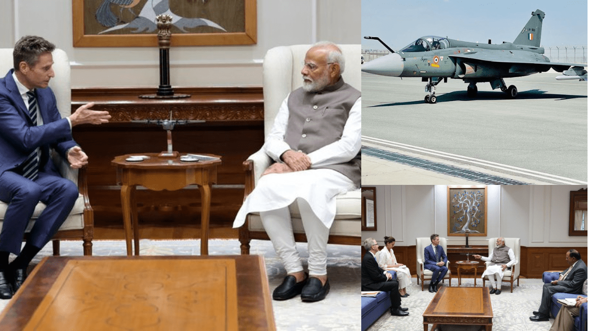 Lockheed Martin's CEO was in India on Friday, possibly promoting their F-21 fighter jets as part of the MRFA programme Lockheed Martin's CEO was in India on Friday, possibly promoting their F-21 fighter jets as part of the MRFA programme
