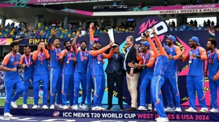 Team India stranded in Barbados as Hurricane Beryl intensifies after ICC T20I World Cup final. (BCCI) 