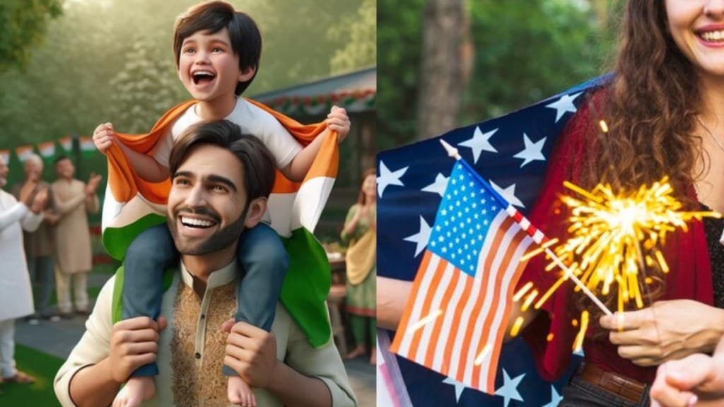 From Red Fort to Fireworks: How India and US Celebrate Independence with tradition and festivities.
