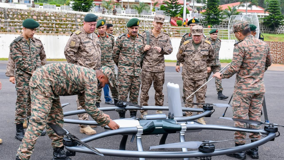 Scheduled from July 3 to 16, 2024, the exercise included 45 Indian soldiers from the SIKKIM SCOUTS Battalion and other units, joined by the 150 Quick Reaction Force Battalion of the Mongolian Army. Scheduled from July 3 to 16, 2024, the exercise included 45 Indian soldiers from the SIKKIM SCOUTS Battalion and other units, joined by the 150 Quick Reaction Force Battalion of the Mongolian Army.