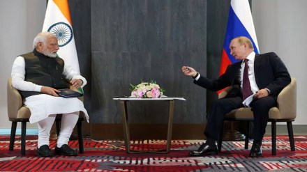 Russian President Vladimir Putin and Indian Prime Minister Narendra Modi. (File photo: Reuters)
