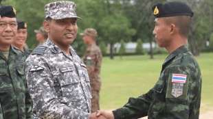 The ceremony was graced by Lieutenant General Kittipong Jamsuwan, 3rd Corps Commander of the Thailand Army, and Group Captain Brijesh Paul, Defence Attaché to Thailand representing the Indian Air Force, as chief guests.