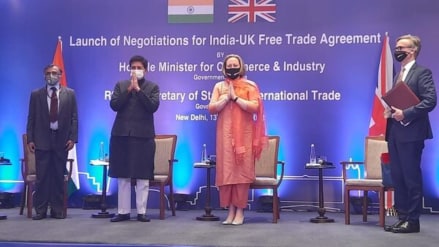 The bilateral trade between India and the UK saw a significant increase, reaching USD 21.34 billion in 2023-24 from 20.36 billion in the previous fiscal year.