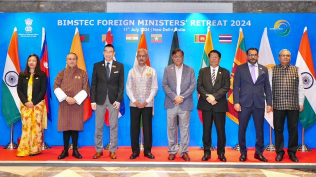 At the second BIMSTEC Foreign Ministers' Retreat, India emphasized the importance of renewed commitment and stronger cooperation among member states. At the second BIMSTEC Foreign Ministers' Retreat, India emphasized the importance of renewed commitment and stronger cooperation among member states.