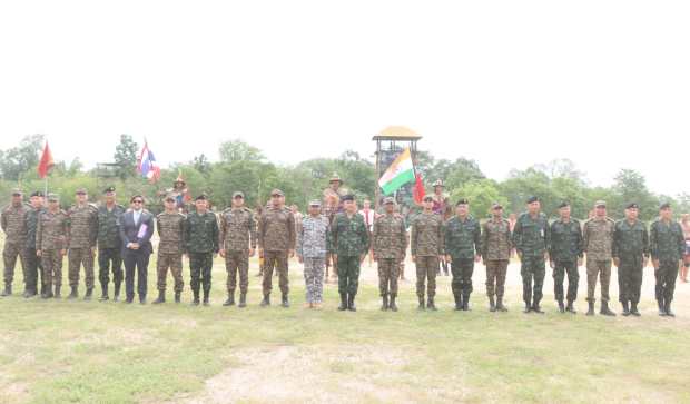 The ceremony was graced by Lieutenant General Kittipong Jamsuwan, 3rd Corps Commander of the Thailand Army, and Group Captain Brijesh Paul, Defence Attaché to Thailand representing the Indian Air Force, as chief guests.