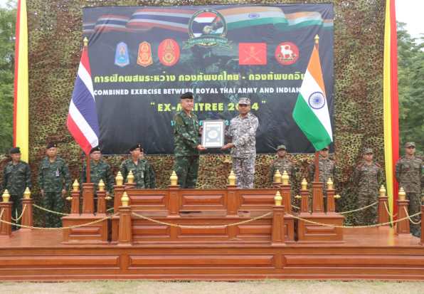 The ceremony was graced by Lieutenant General Kittipong Jamsuwan, 3rd Corps Commander of the Thailand Army, and Group Captain Brijesh Paul, Defence Attaché to Thailand representing the Indian Air Force, as chief guests.