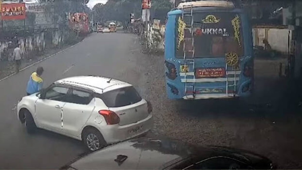 Kerala cop hits, drives off with petrol pump staffer on bonnet after being asked to pay for fuel