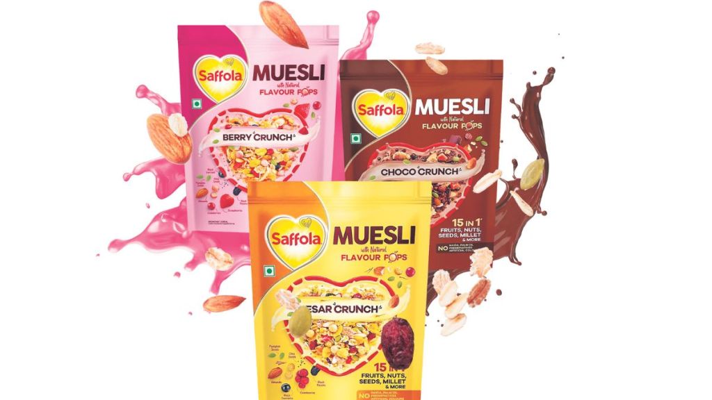 what is Saffola’s big plan? Can it replicate its success in oats in the muesli market? (Image: Marico)


