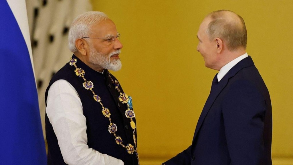 pm modi in russia, russian civilian honour, russia news, putin-modi bilateral talks pm modi in russia, russian civilian honour, russia news, putin-modi bilateral talks