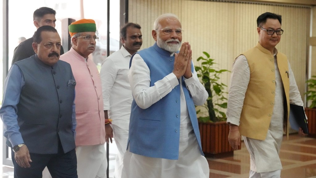 Modi with ministers