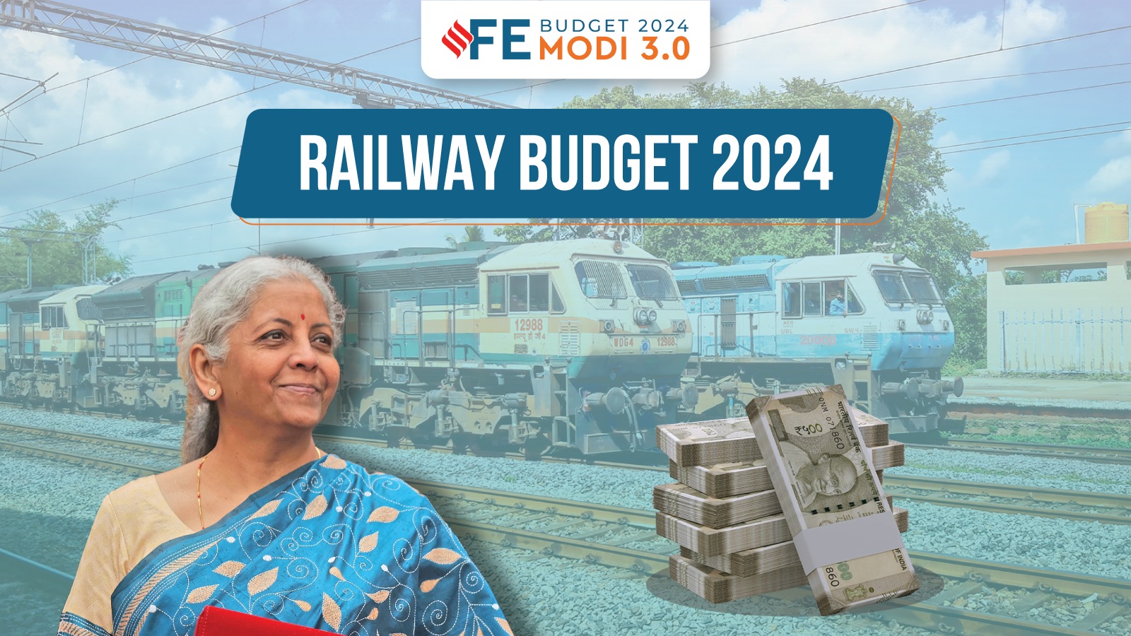 How much budget has been allocated to Indian Railway sector