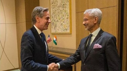 In November 2017, India, Japan, the US, and Australia formalized the Quad to develop a strategic approach to maintain open sea routes in the Indo-Pacific region. (Image source: Twitter/@DrSJaishankar)