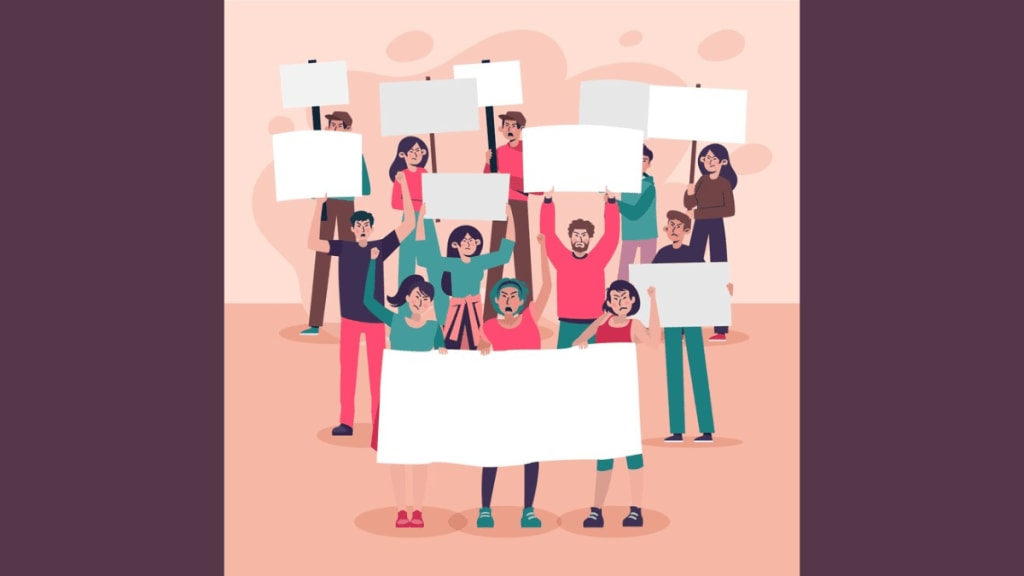 Public backlash and protests reflecting the intense reactions to controversial ads.