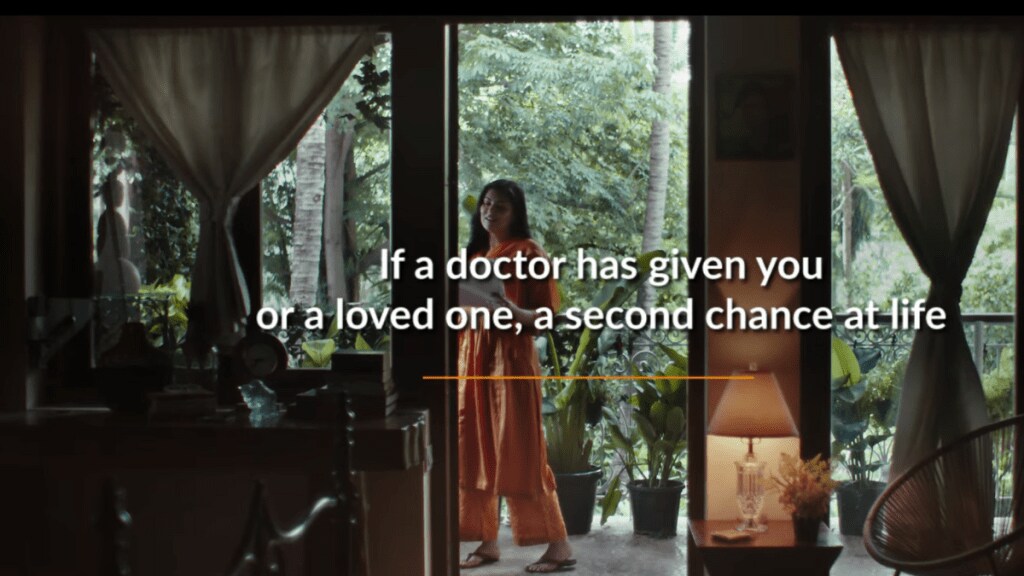The campaign consists of celebrities narrating the day they were born again owing to the doctors. (Image Credits: YouTube)