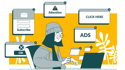 Ad stacking comes under the category of impression fraud. (Image Credits: Freepik)
