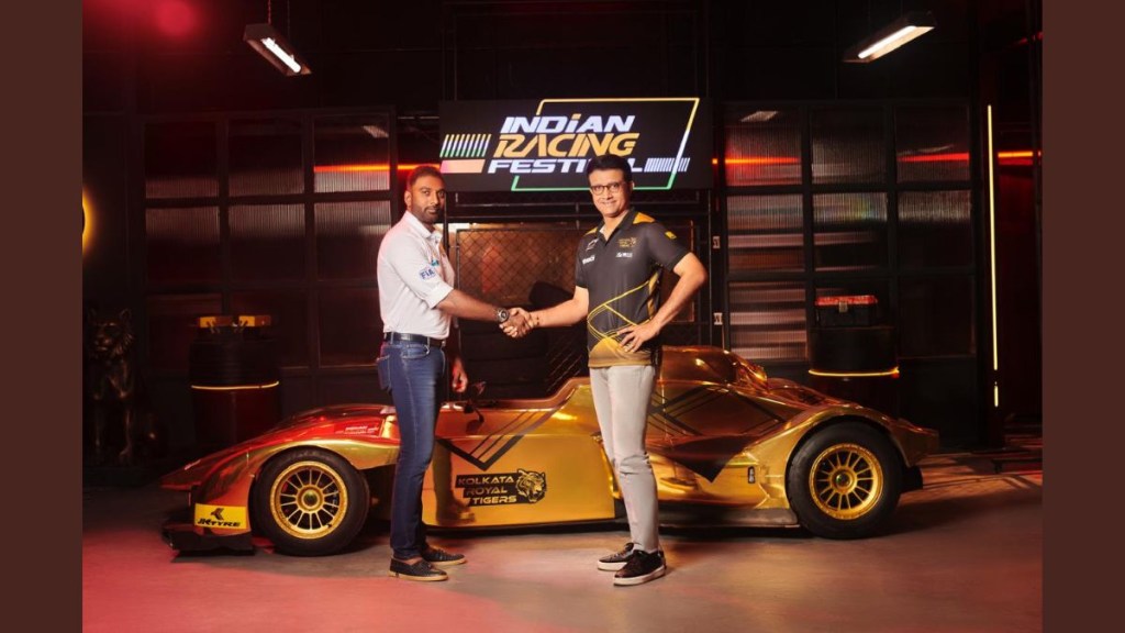 Sourav Ganguly with Akhilesh Reddy. (Image Credits: RPPL)