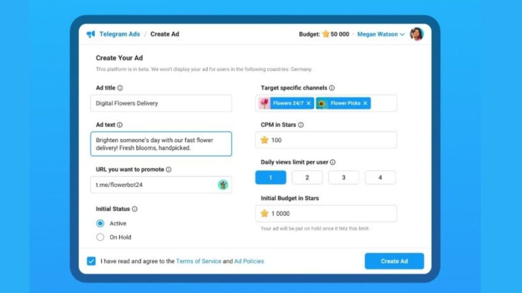 Telegram now offers subsidized ads for bot developers and content creators