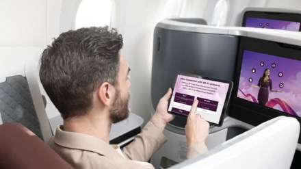 In a post on X, the airlines said, “Don’t miss out on important updates even at 35000 ft. ! Get 20 minutes of complimentary in-flight Wi-Fi, a first in Indian Aviation." (Twitter)