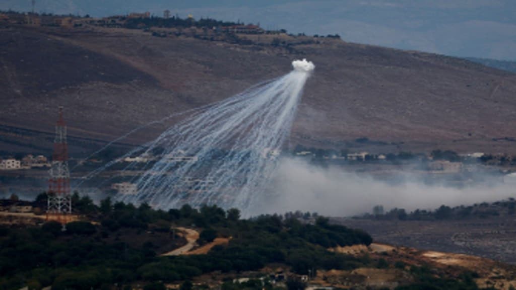 White phosphorus is primarily used in military operations for creating smokescreens. (Image source: Reuters)