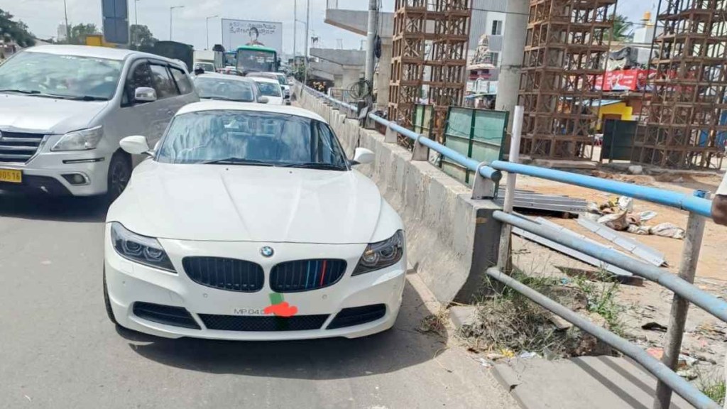 bmw z4 fines bangalore