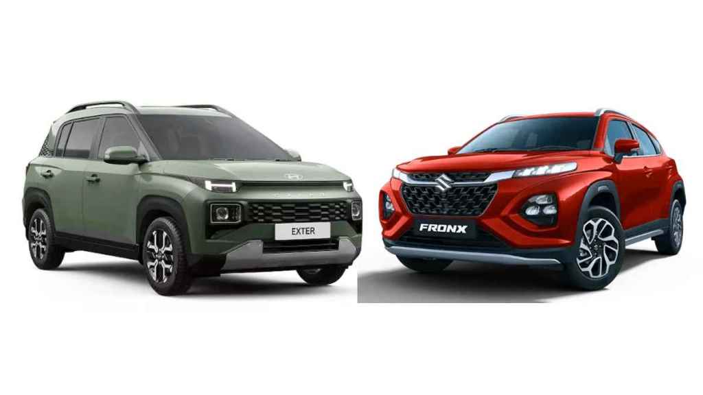 hyundai exter cng vs fronx cng