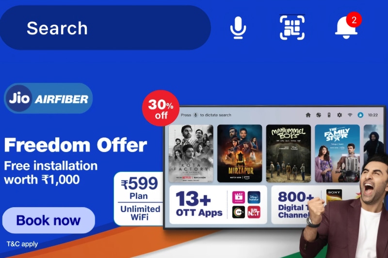 Jio freedom offer jio airfiber discount