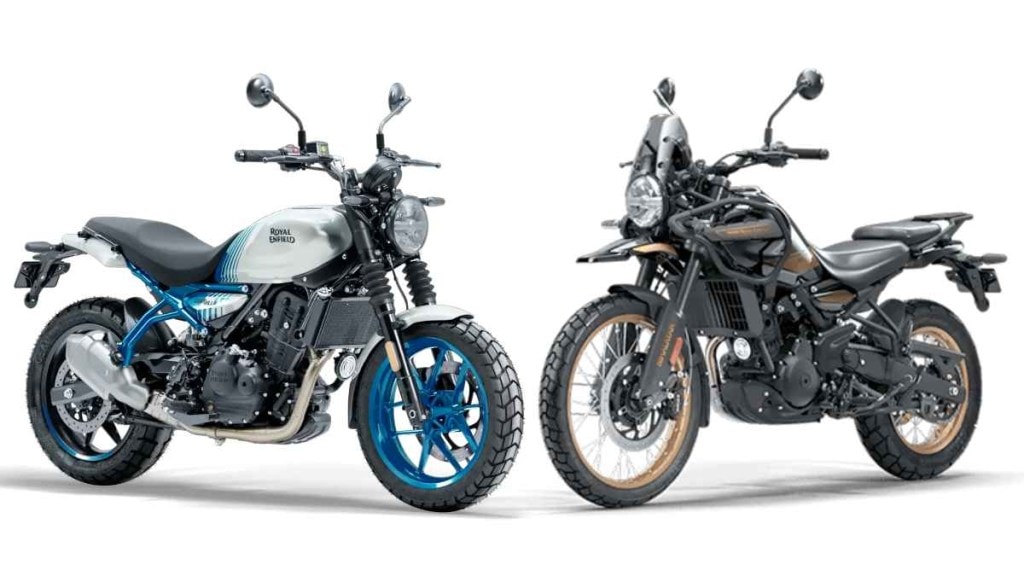 Royal Enfield Guerrilla 450 vs Himalaya