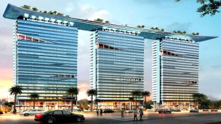 Incuspaze has taken on lease 4 lakh square feet of office space in the Alphathum building