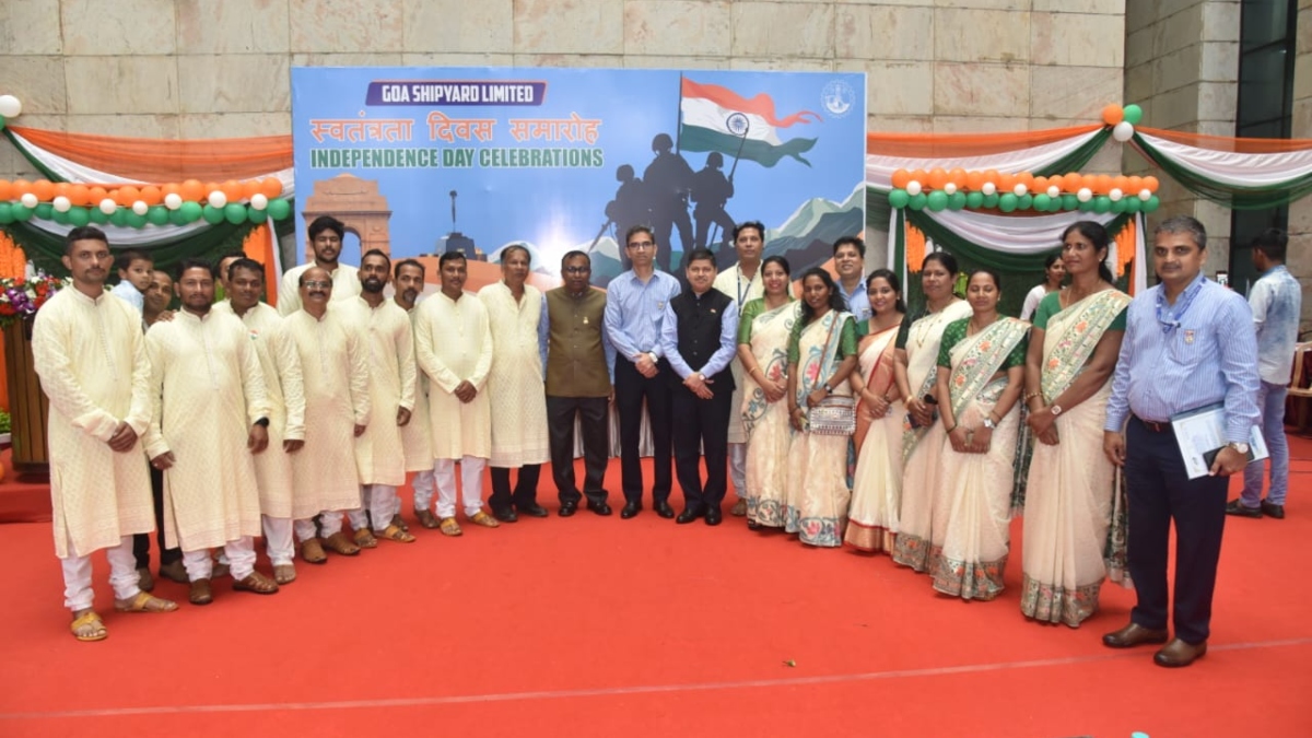 GSL marked India’s 78th Independence Day by celebrating its significant milestones in shipbuilding. GSL marked India’s 78th Independence Day by celebrating its significant milestones in shipbuilding.