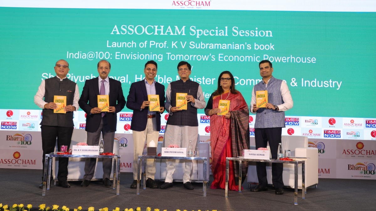 The event witnessed the inauguration of a book titled ‘India@100: Envisioning Tomorrow’s Economic Powerhouse’ authored by Dr K V Subramanian, Executive Director, IMF.