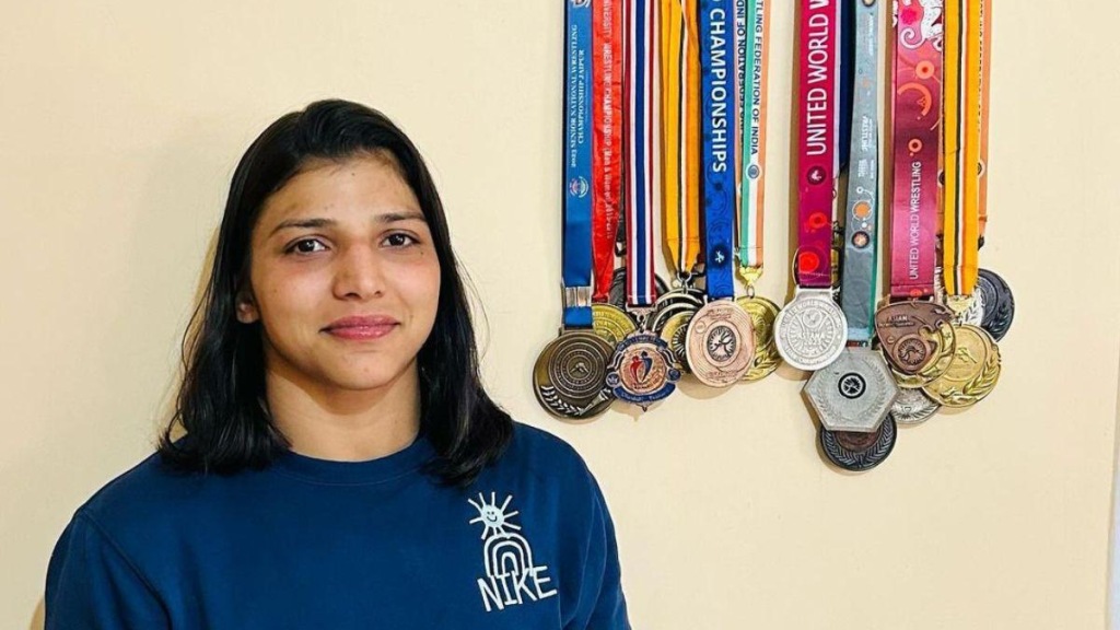 Nisha Dahiya advanced to the Women's Freestyle 68kg quarterfinals (Photo: Instagram)