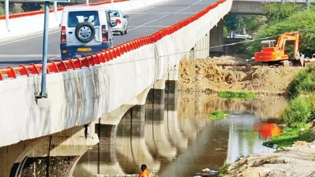 The bridge, known as Barapulla because of its twelve piers and eleven arches, was constructed by Minar Banu Agha about four centuries ago (Photo: PTI)