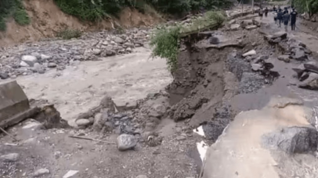 Mizoram rains, landslide in mizoram
