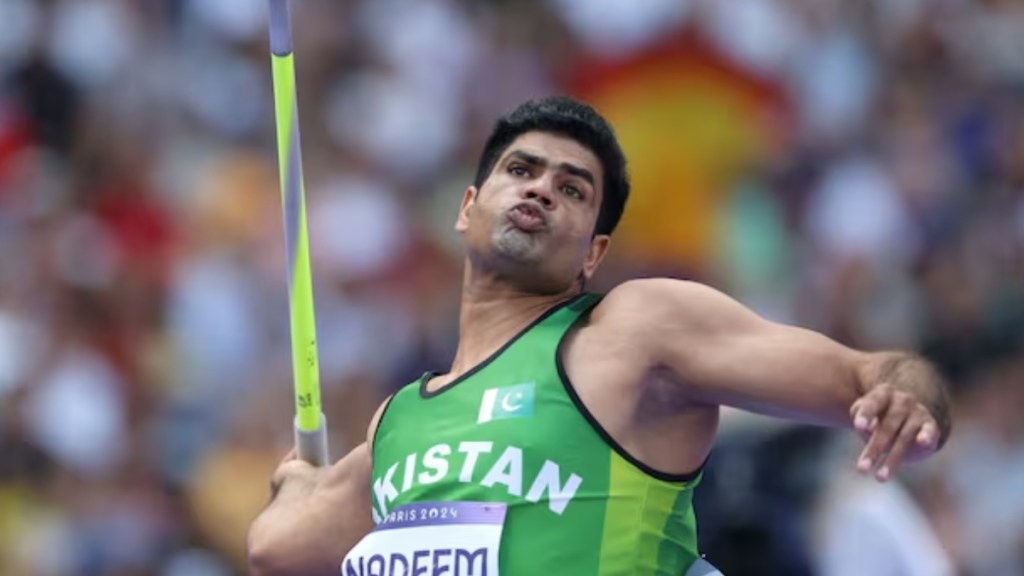 Paris Olympics Javelin Throw final: Pakistan’s Arshad Nadeem shatters Olympic record at 92.97m Paris Olympics Javelin Throw final: Pakistan’s Arshad Nadeem shatters Olympic record at 92.97m