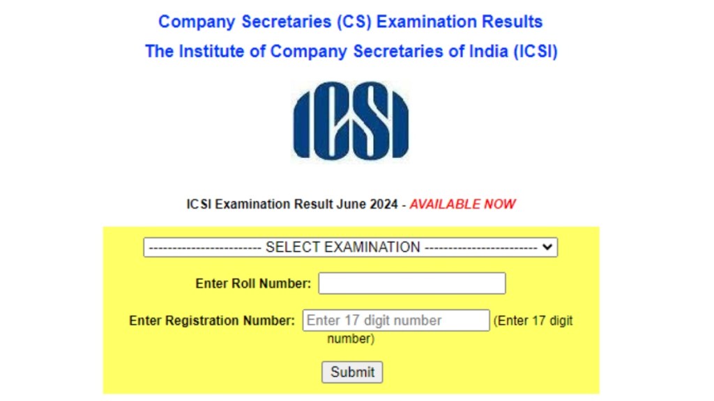 ICSI declares CS Professional June 2024 results; Check your scorecards at icsi.edu
