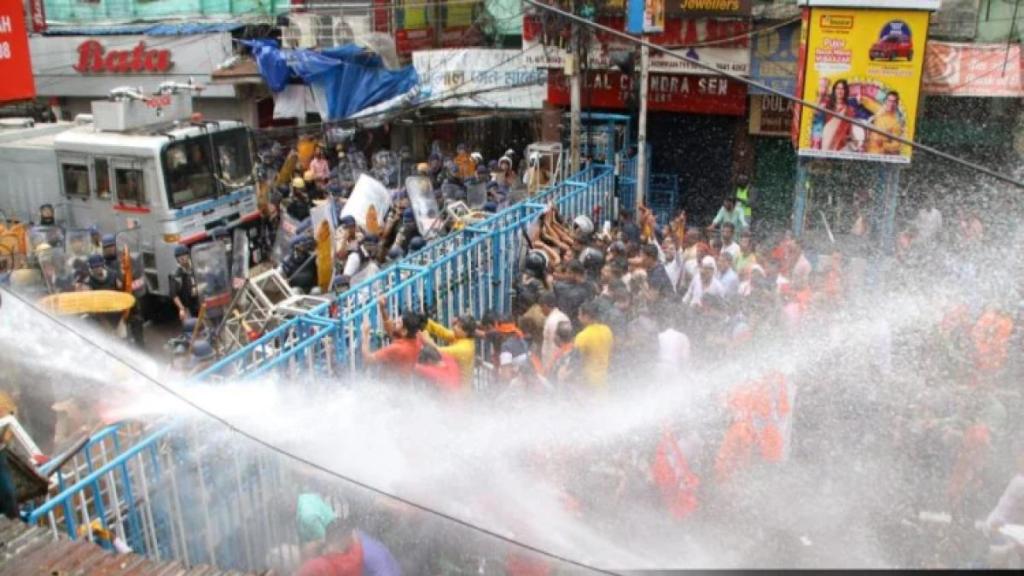Kolkata doctor rape-murder case : TMC alleges ‘Nabanna Abhijan’ rally is illegal, claims it seeks to stir unrest