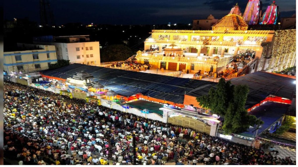 Patna’s ISKCON temple faces near stampede during Janmashtami rush Patna’s ISKCON temple faces near stampede during Janmashtami rush