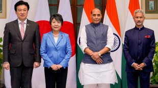 India and Japan's third 2+2 ministerial dialogue in New Delhi, India.