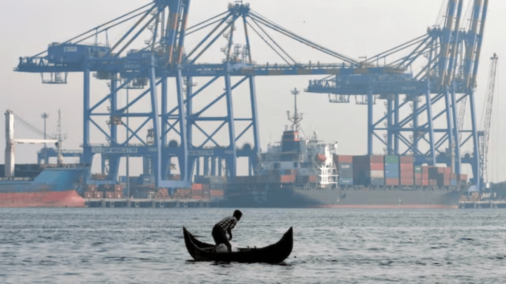 Indian port workers